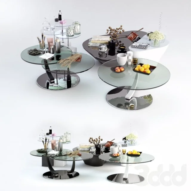 Set coffee tables Sattelan Italia 5